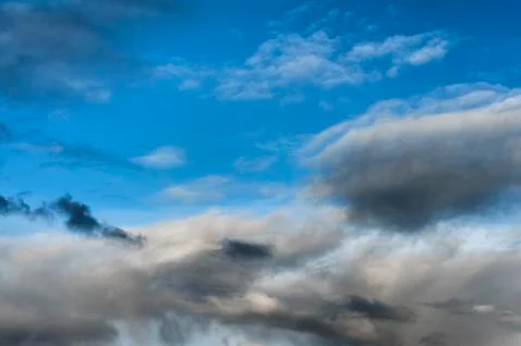 Cloudscape Background of brewing storm Stock Photos