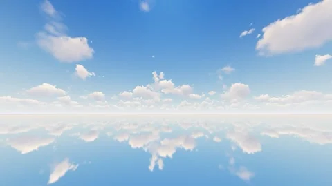 Cloudscape background infinity space 3d animation Stock Footage 171516931