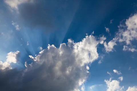 Cloudscape as background Stock Photos