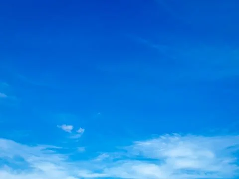 Cloudscape with blue sky and white clouds Stock Photos