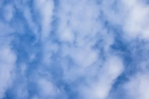 Cloudscape with Blue Sky and White Clouds Stock-Fotos