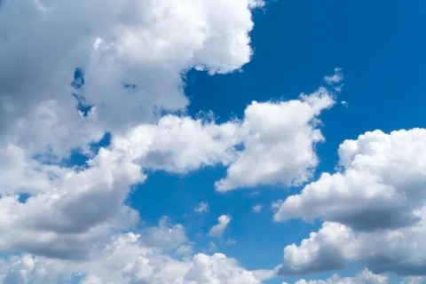 Cloudscape with blue sky for backgrounds Stock Photos