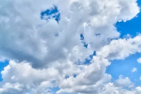 Cloudscape with blue sky for backgrounds Stock Photos