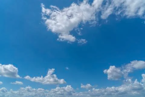 Cloudscape with blue sky for backgrounds Stock Photos