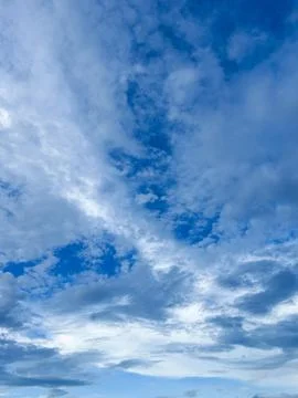Cloudscape with Blue Sky Stock Photos