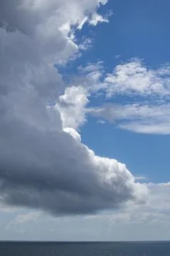 Cloudscape with blue sky Foto stock