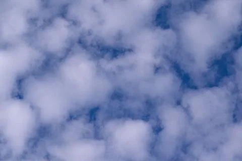 Cloudscape Blue sky white clouds Stock Photos