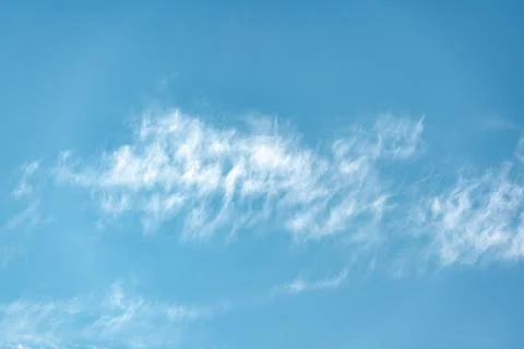 Cloudscape on a blue sunny sky in summer day. Cloudy sky Stock Photos