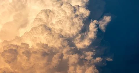 Cloudscape Chronicles: Capturing the Soft Texture of the Sky Stock Photos