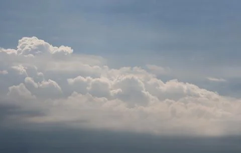 Cloudscape climate in the air before rainfall, nature background in Rain season Foto stock