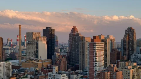 Cloudscape Day to Night Timelapse I Stock Footage 126540673