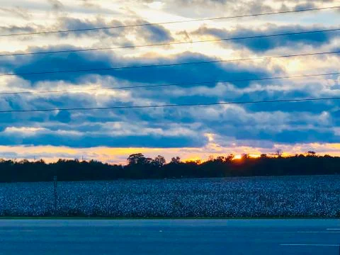 Cloudscape at dusk Stock Photos