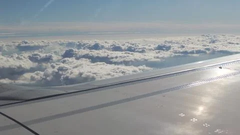 Cloudscape on Flight 2 Stock Photos