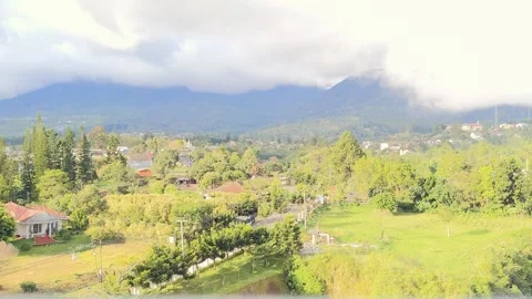 Cloudscape footage time lapse at the hills Stock Footage 252030887