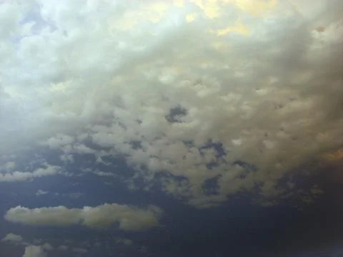 Cloudscape has been developing in gorgeous form. The sky is filled with beautifu Stock Photos