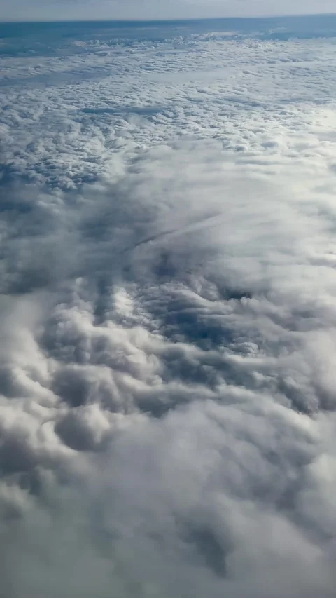 Cloudscape From High Altitude With Bright Sunlight Stock Footage 330167091