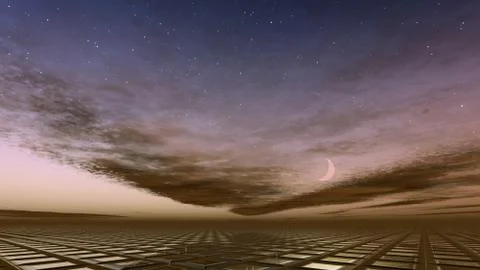 Cloudscape Stock Illustration