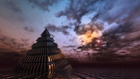 Cloudscape Stock Illustration