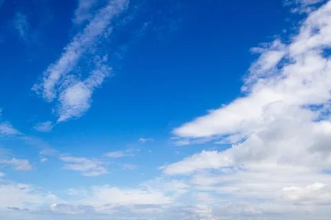 Cloudscape on the island Texel in the Netherlands Stock Photos