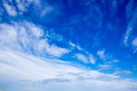 Cloudscape on the island Texel in the Netherlands Foto stock
