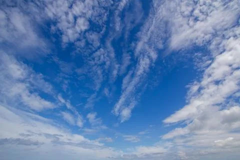 Cloudscape on the island Texel in the Netherlands Stock Photos