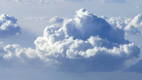 Cloudscape in motion to left.Aerial shot. Video stock 103796021