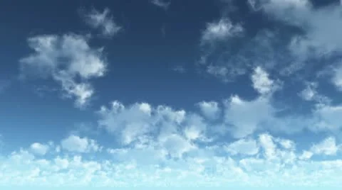 Cloudscape moving Stock Footage 10785652
