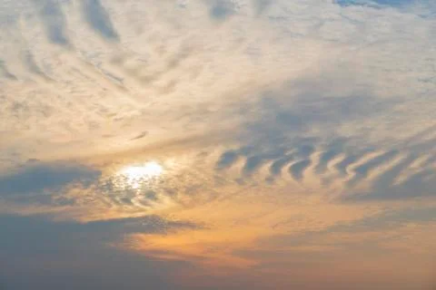 Cloudscape. Natural background Stock Photos