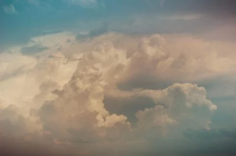 Cloudscape in the nature vintage Stock Photos
