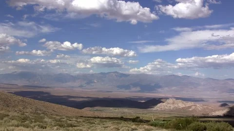 Cloudscape over White Mountains Stock Footage 47421263