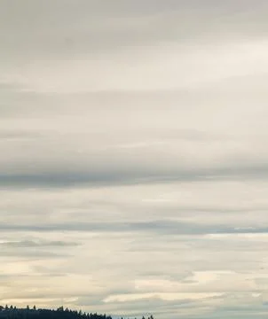 A cloudscape in the Pacific Northwest Stock Photos