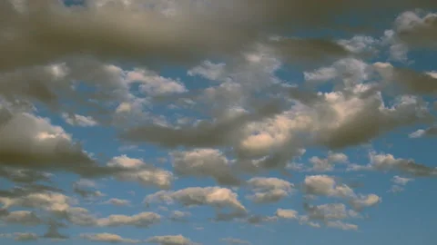 Cloudscape Like a Painting Stock Footage 99863635