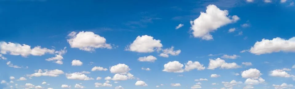 Cloudscape panorama 写真素材