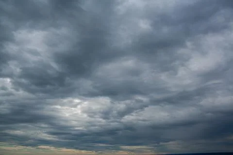 Cloudscape before rain background. Clouds pattern Foto stock