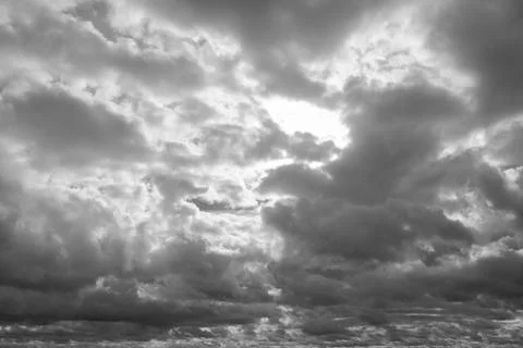 Cloudscape before rain Stock Photos