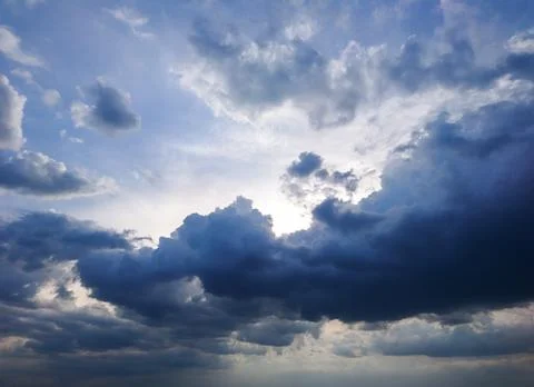Cloudscape sky with clouds nice view nature Stock Photos