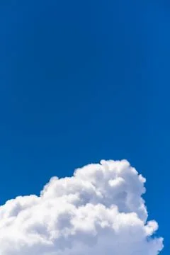 Cloudscape in spring Stock Photos