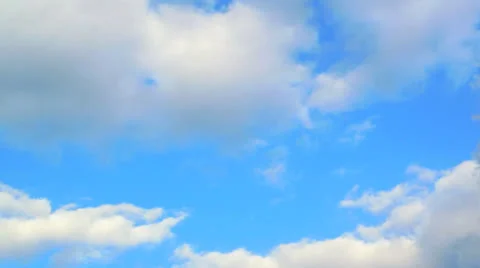 Cloudscape in spring - time lapse Video stock 22935853