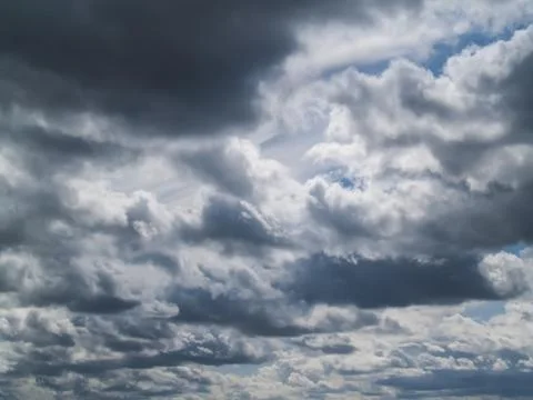 Cloudscape stormy scene Stock Photos