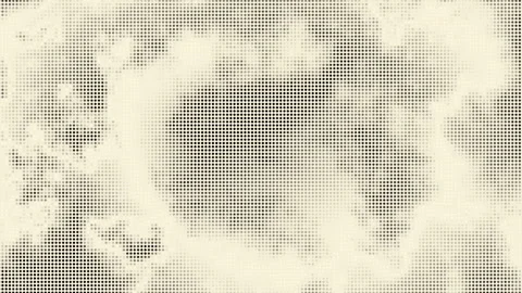 Cloudscape stylized in halftone dots, like a comic or manga animated. Anime time Stock Footage 266939004