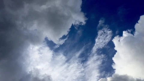 Cloudscape of the summer sky Stock-Footage 299741873
