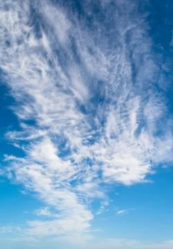 Cloudscape in sunny day Stock Photos
