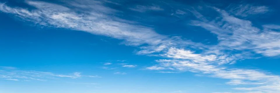 Cloudscape in sunny day Stock Photos