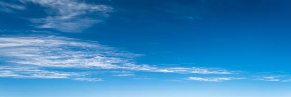 Cloudscape in sunny day Stock Photos