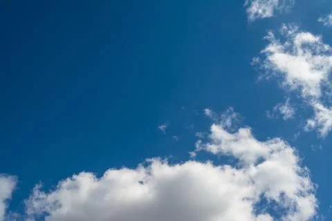 Cloudscape in a sunny day Stock Photos