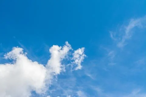 Cloudscape in sunny day of spring Foto stock