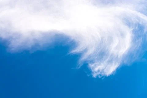 Cloudscape in sunny day of spring Stock Photos