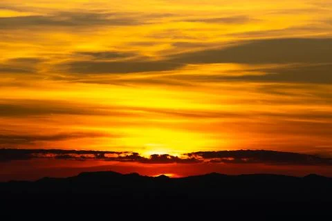 Cloudscape in sunset. Foto stock