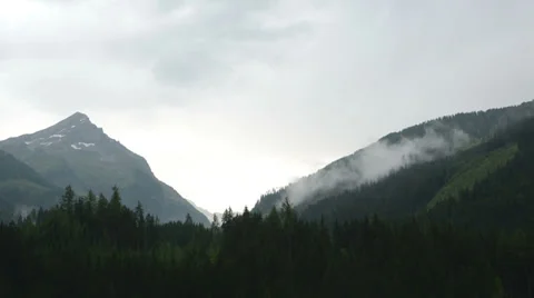 Cloudscape time lapse at Mountain peak of Alps (Austria, Zillertal) 스톡 동영상 34347765