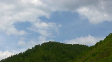 Cloudscape time lapse in the mountains. Stock Footage 65442709